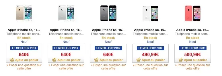 Bon plan : l'iPhone 5s à 640€ (vite !)