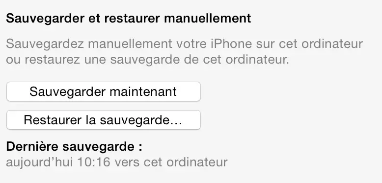 Avant l'installation d'iOS 9, utilisez-vous plutôt la sauvegarde "iCloud" ou "iTunes" ?