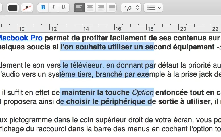 Astuces : découvrez de nouvelles façons de sélectionner du texte sur Mac