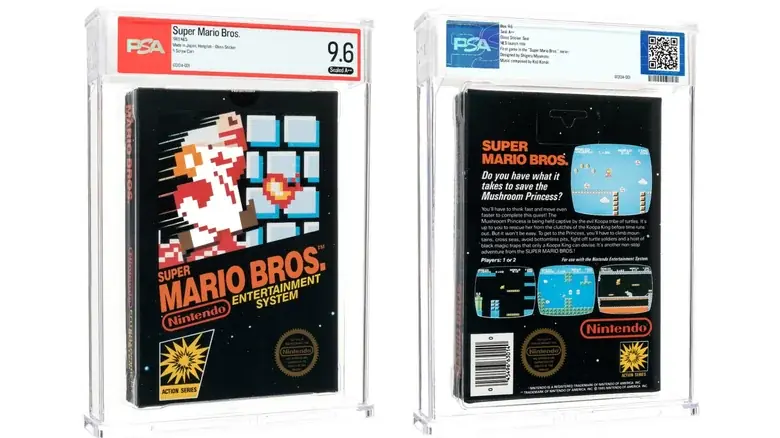 Vous n'en auriez pas une chez vous&nbsp;? Cette cartouche de Super Mario Bros a &eacute;t&eacute; vendue 3 millions&nbsp;!