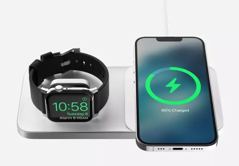 Un nouveau chargeur double MagSafe/Apple Watch chez Nomad