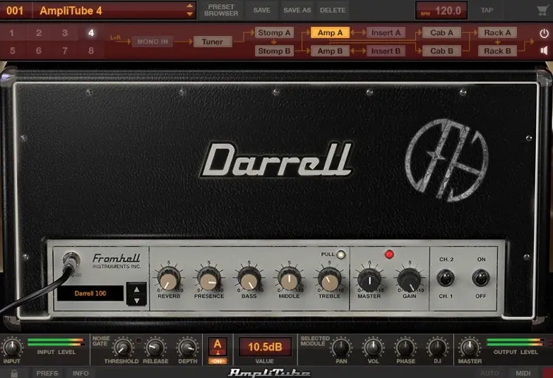 Le matériel du guitariste de Pantera, Dimebag Darrell, arrive sur AmpliTube pour macOS