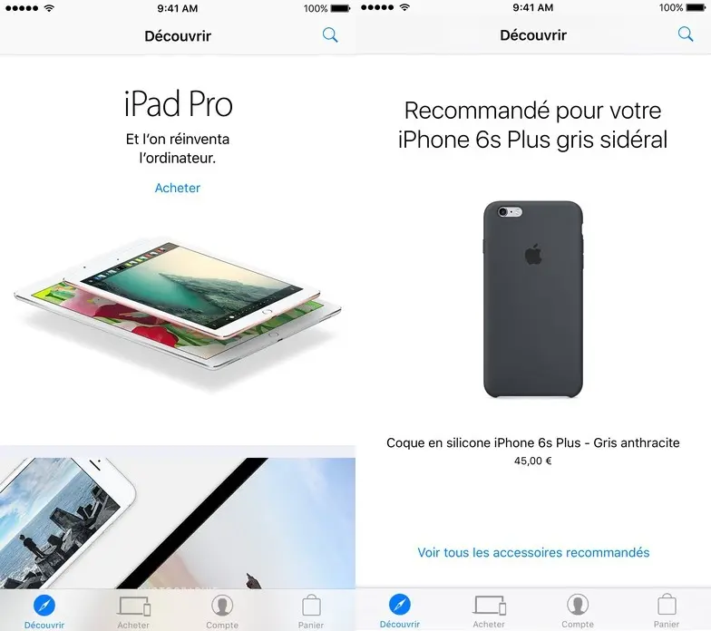 La nouvelle appli Apple Store est disponible