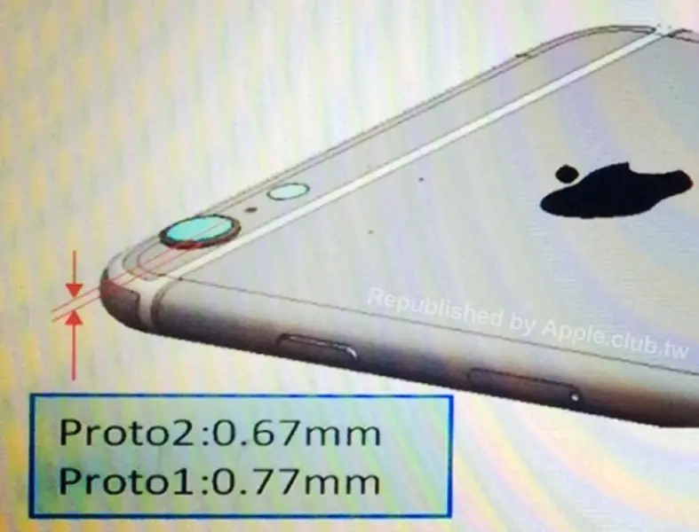 Un nouveau schéma technique donne du relief au capteur photo de l'iPhone 6