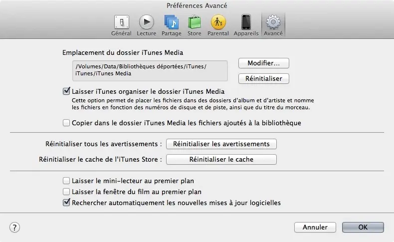 Astuce OS X : déplacez les dossiers iTunes et MobileSync pour soulager votre SSD