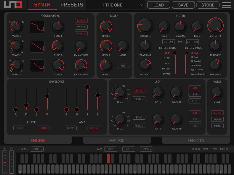 IK Multimedia propose un logiciel d'édition pour l'Uno Synth Pro/Desktop