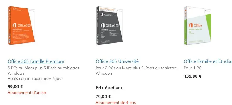 Bon plan : Office 365 est moins cher pour les étudiants (Office iPad inclus)