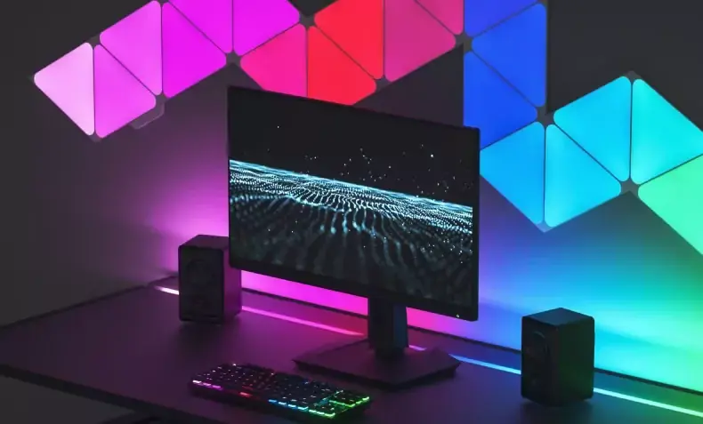 Nanoleaf habille de lumière les bureaux Magnus de Secretlab (compatible HomeKit)