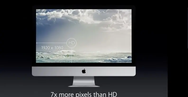 Keynote : et vient le tour de l'iMac Retina