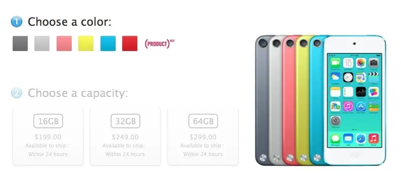 Les nouveaux iPod touch sont disponibles (aux US)