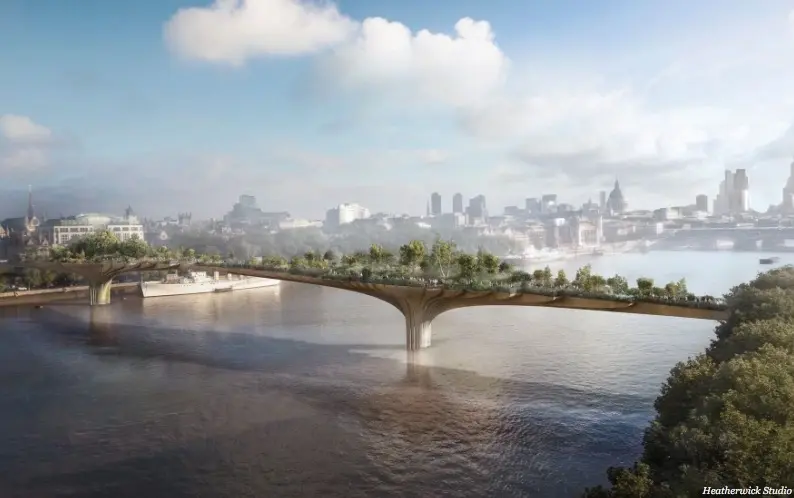 Le maire de Londres aurait demandé à Apple de sponsoriser son pont-jardin