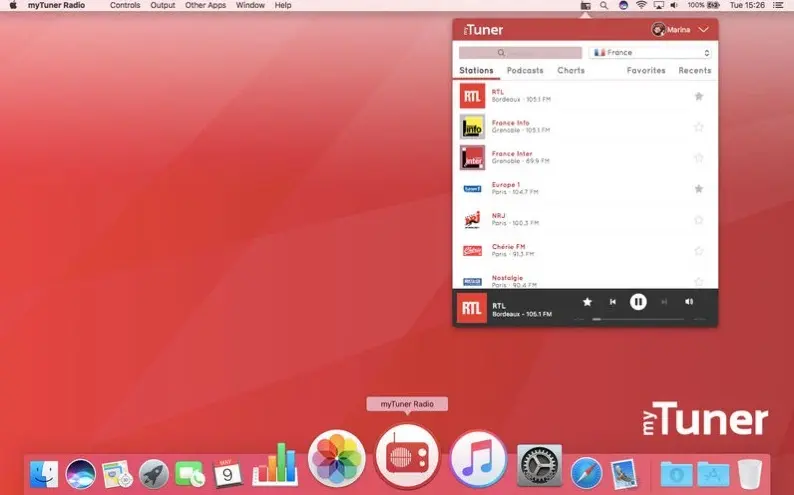 myTuner Radio : la radio en streaming sur macOS, iOS, watchOS et tvOS