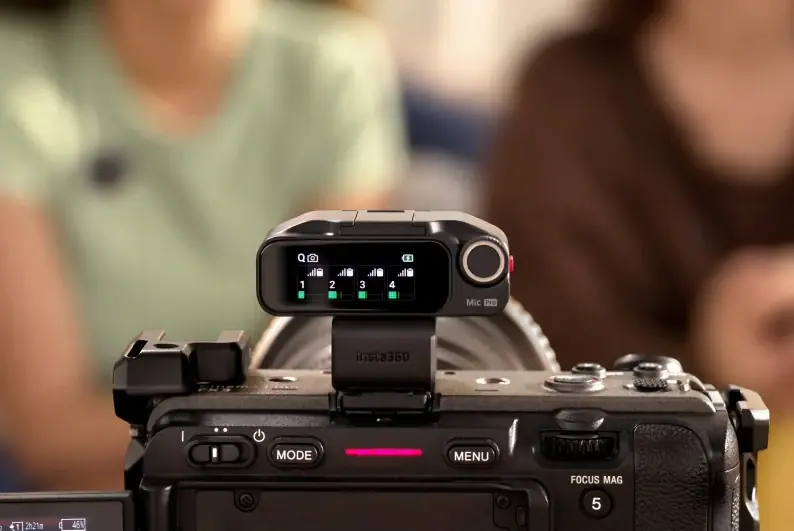 Insta360 Mic&nbsp;: 60 euros de moins que le Mic Pro, et plus d'autonomie