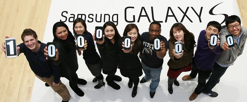 190 000 Galaxy S3 vendus chaque jour, 100 millions de Galaxy S déjà vendus