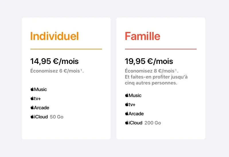 L'offre Apple One inquiète Spotify