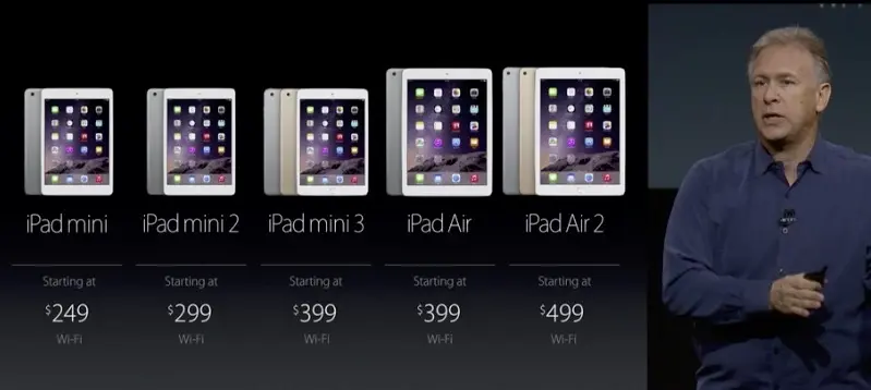 Keynote : Présentation de l'iPad Air 2