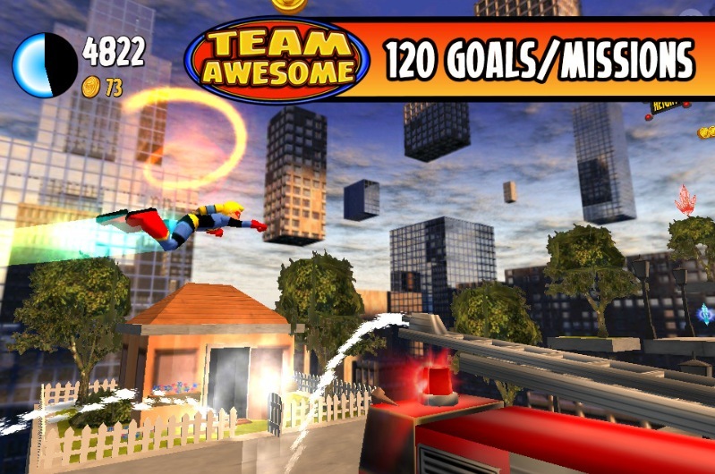 Team Awesome met de la 3D dans le jeu d'adresse gratuitement sur iOS