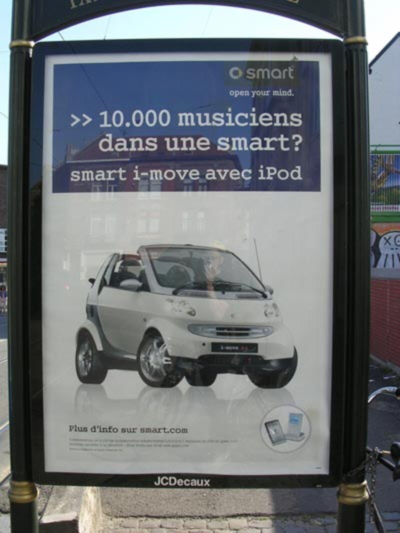 Illustration : Pub smart + ipod