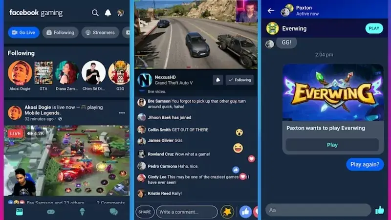 Facebook Gaming : le réseau social se lance dans les jeux vidéos en streaming