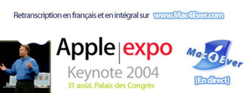 Illustration : Le Keynote en live sur Mac4Ever !