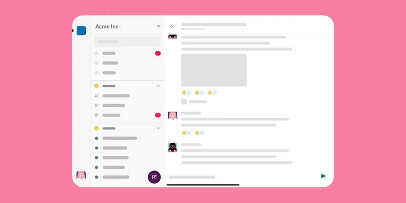 La version iPadOS de Slack dévoile une nouvelle interface utilisateur !