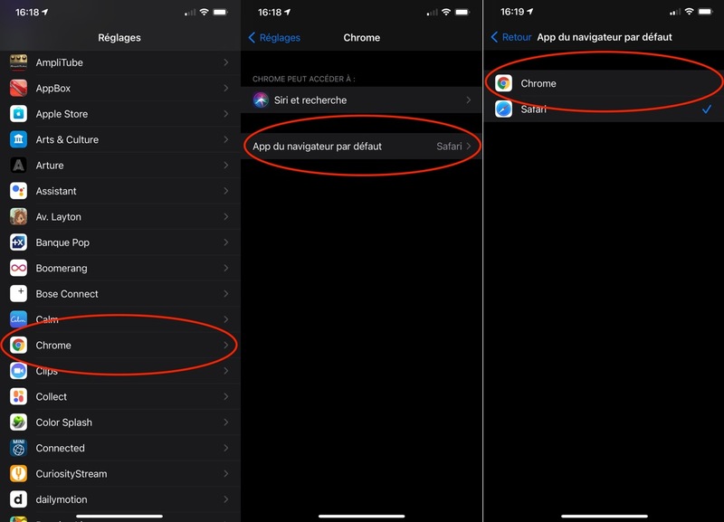 Illustration : iOS 14 : comment définir Chrome comme navigateur par défaut