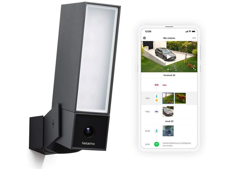 Jusqu'à 20% sur la gamme Netatmo compatible HomeKit (caméra Extérieure à 191€)