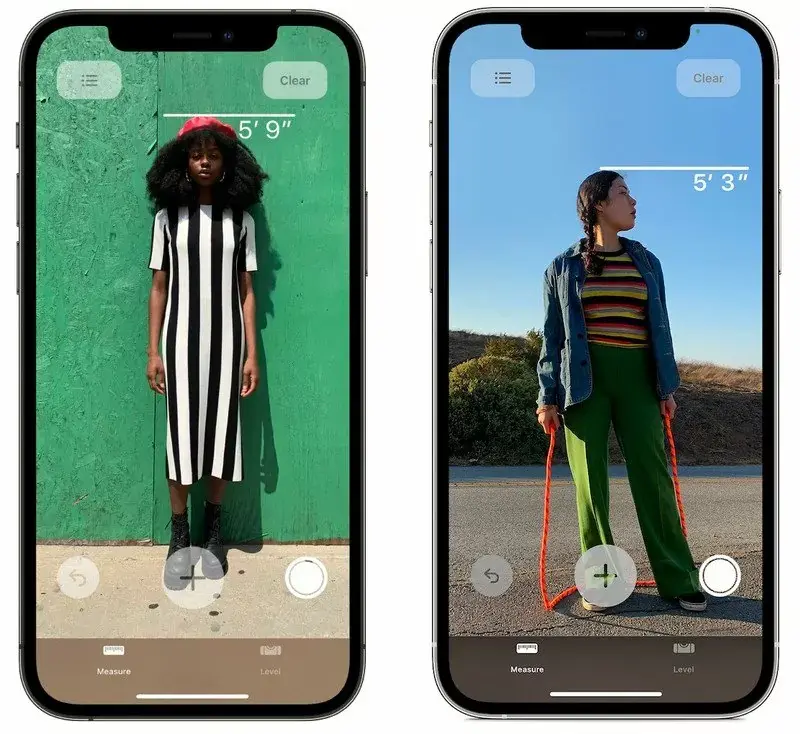 Le LiDAR de l'iPhone 12 Pro permet de mesurer des individus (comme l'iPad Pro 2020)