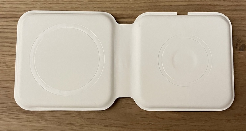 Illustration : Voilà à quoi ressemble un faux chargeur MagSafe Duo à moins de 20€