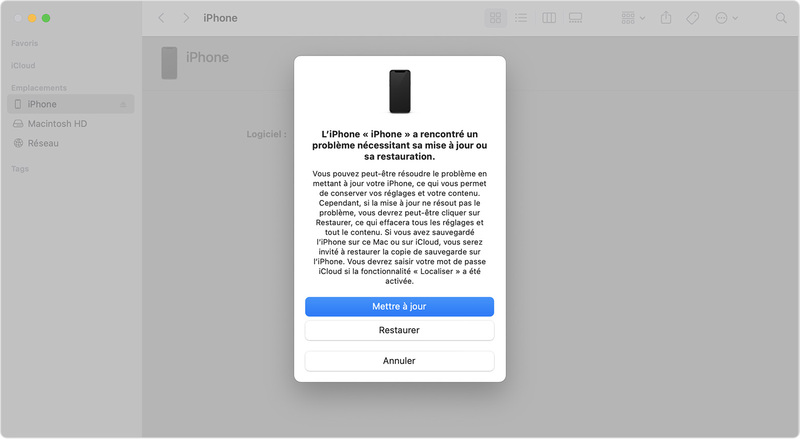 Illustration : iPhone : attention à ne pas saturer le stockage interne !