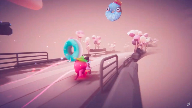 Illustration : Populus Run : une course folle avec des donuts à la crème sur Arcade