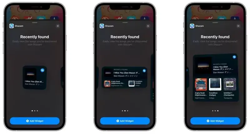 Shazam passe en version 14.4 et gagne un widget sur iOS