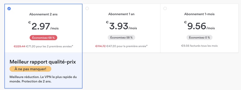 Illustration : SOLDES de Pâques chez NordVPN : 68% de réduction (2,97€/mois sur l'abo de 2 ans)