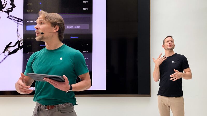 Illustration : Langue des signes : des sessions dédiées dans les Apple Store du monde entier
