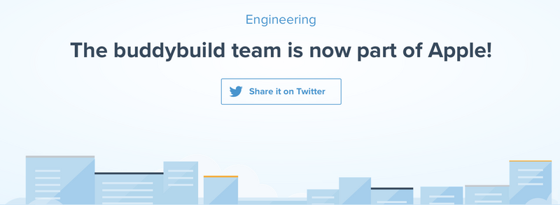 Illustration : Rachetée par Apple, Buddybuild s'arrêtera à l'automne