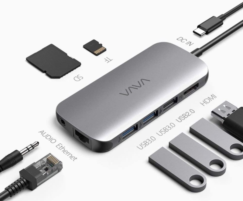 Illustration : Promos : chargeur 30W USB-C à 17€, chargeur 24W à 10€, hub USB-C 9-en-1 à 36€