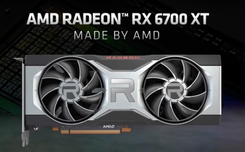 Illustration : AMD présente la carte graphique Radeon RX 6700 XT, disponible le 18 mars à 479$