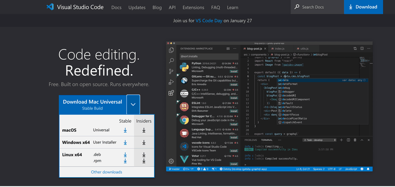 Microsoft Visual Studio Code est disponible en version universelle