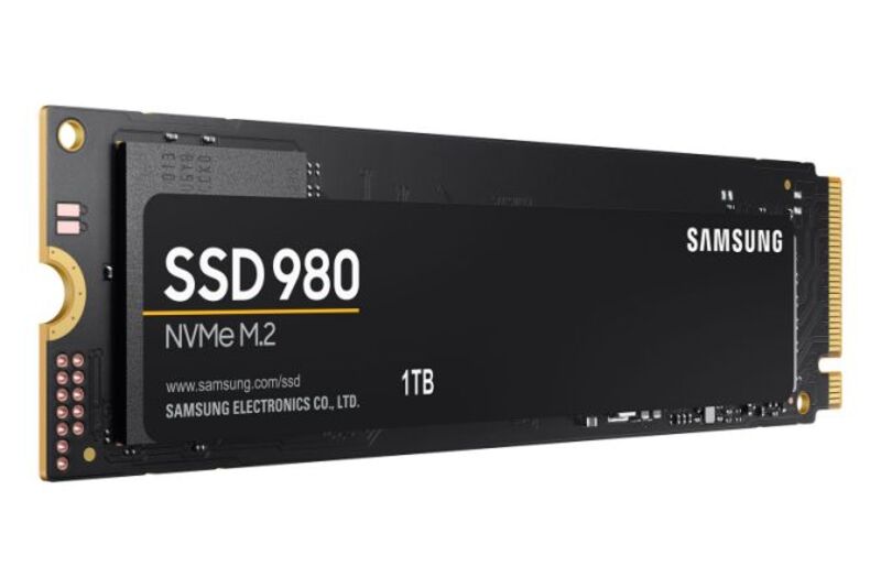 Illustration : Samsung 980 : un SSD M.2 NVMe culminant à 3500 Mo/s, sans DRAM