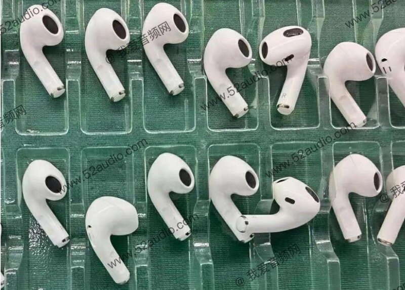 Illustration : Tiens de nouvelles photos des présumés AirPods 3 !
