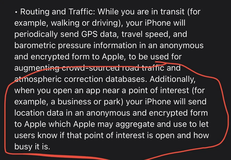 Illustration : iOS 14.5 : Plans fournirait des données sur l'affluence des points d'intérêt