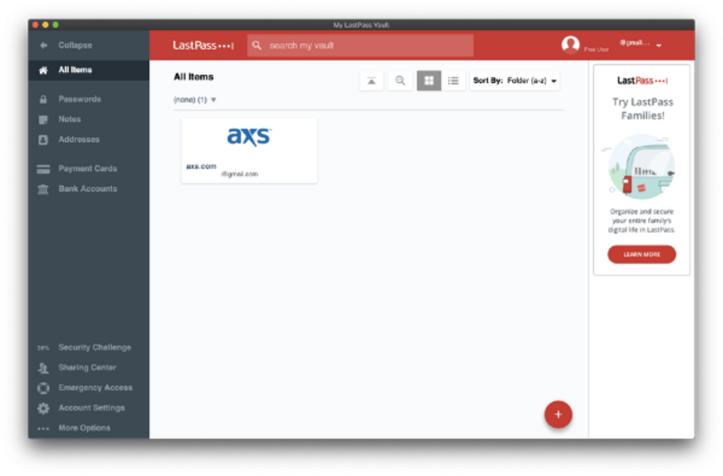Illustration : La formule gratuite de LastPass ne couvre plus qu'un seul type d'appareil