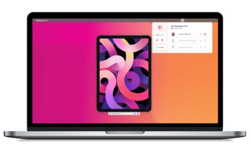 Illustration : Reflector 4 : une version native M1 pour l'App compatible AirPlay/Google Cast