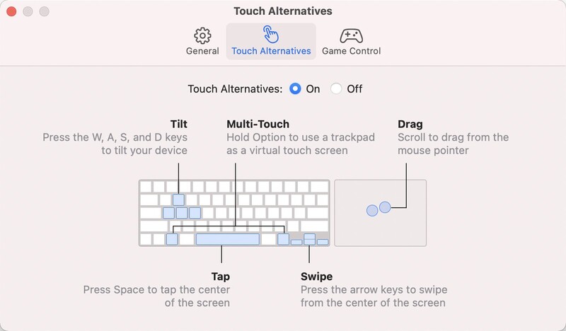 Illustration : macOS Big Sur 11.3 peut émuler les manettes iOS avec les clavier/souris des Mac M1