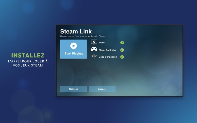 Illustration : Le client Steam Link est désormais disponible sur le Mac App Store