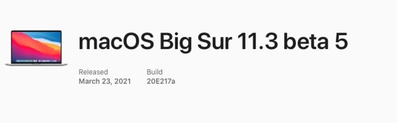 Illustration : Une cinquième bêta pour iOS/iPadOS/tvOS 14.5, macOS 11.3 et watchOS 7.4
