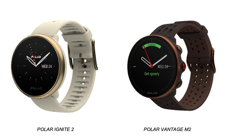 Illustration : Polar présente les nouvelles montres connectées Ignite 2 et Vantage M2