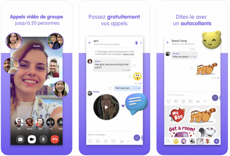 Illustration : Viber propose de mettre en gras et en italique