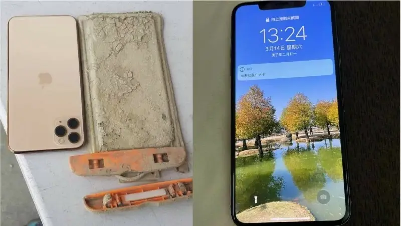 Un iPhone retrouvé après un an dans un lac (dans une pochette plastique)