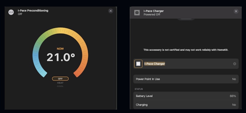 Illustration : Insolite : il pimpe sa Jaguar i-Pace : MagSafe, CarPlay WiFi et même... HomeKit !